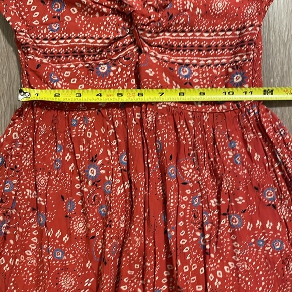 Angie Red Floral Mini Dress - Picture 10 of 13